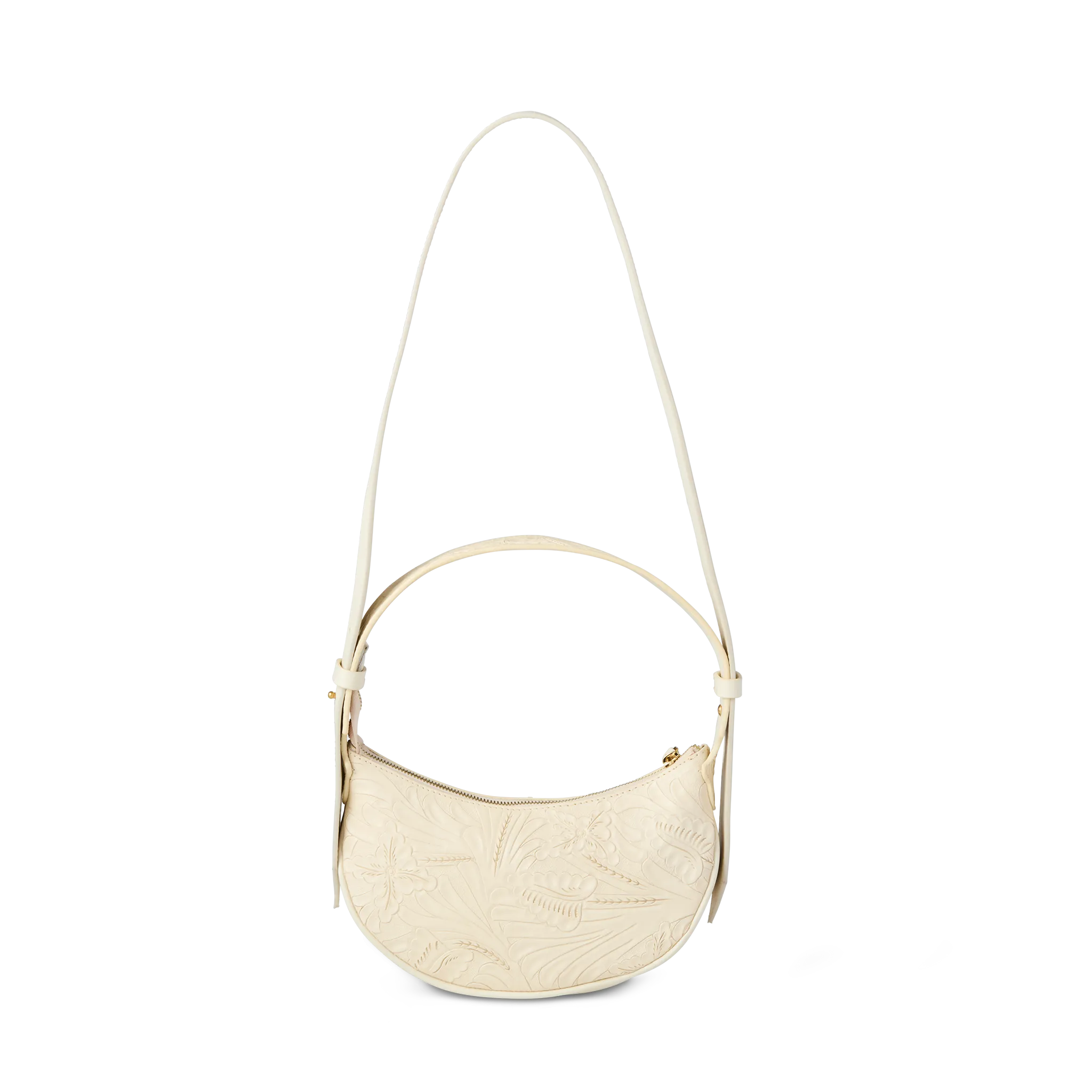 Intagliare Saddle Bag :: Glitz Cream