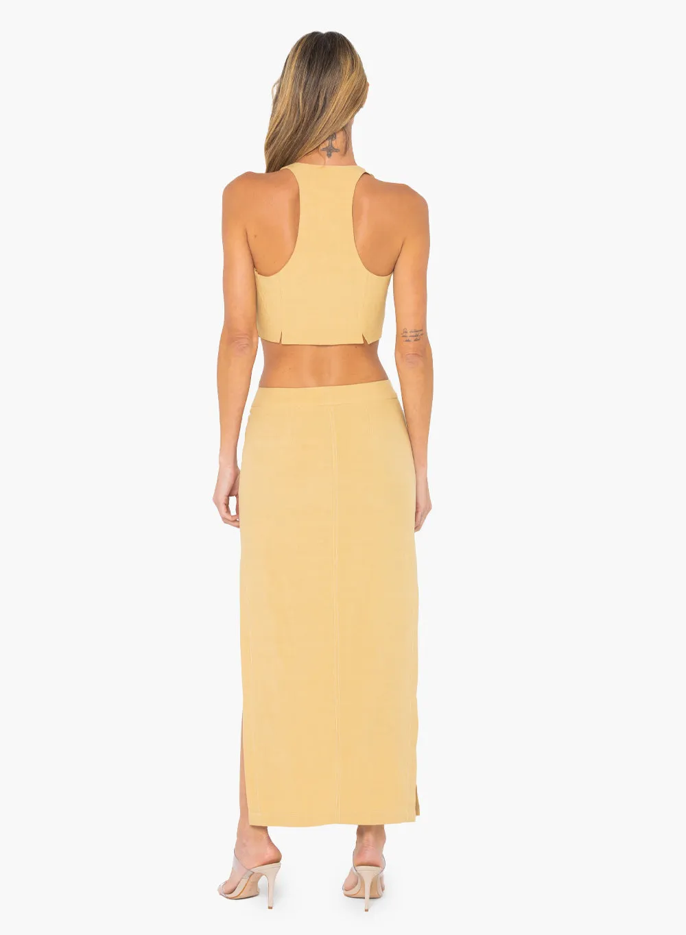 Just Bee Queen - Camp Maxi Skirt - Camel