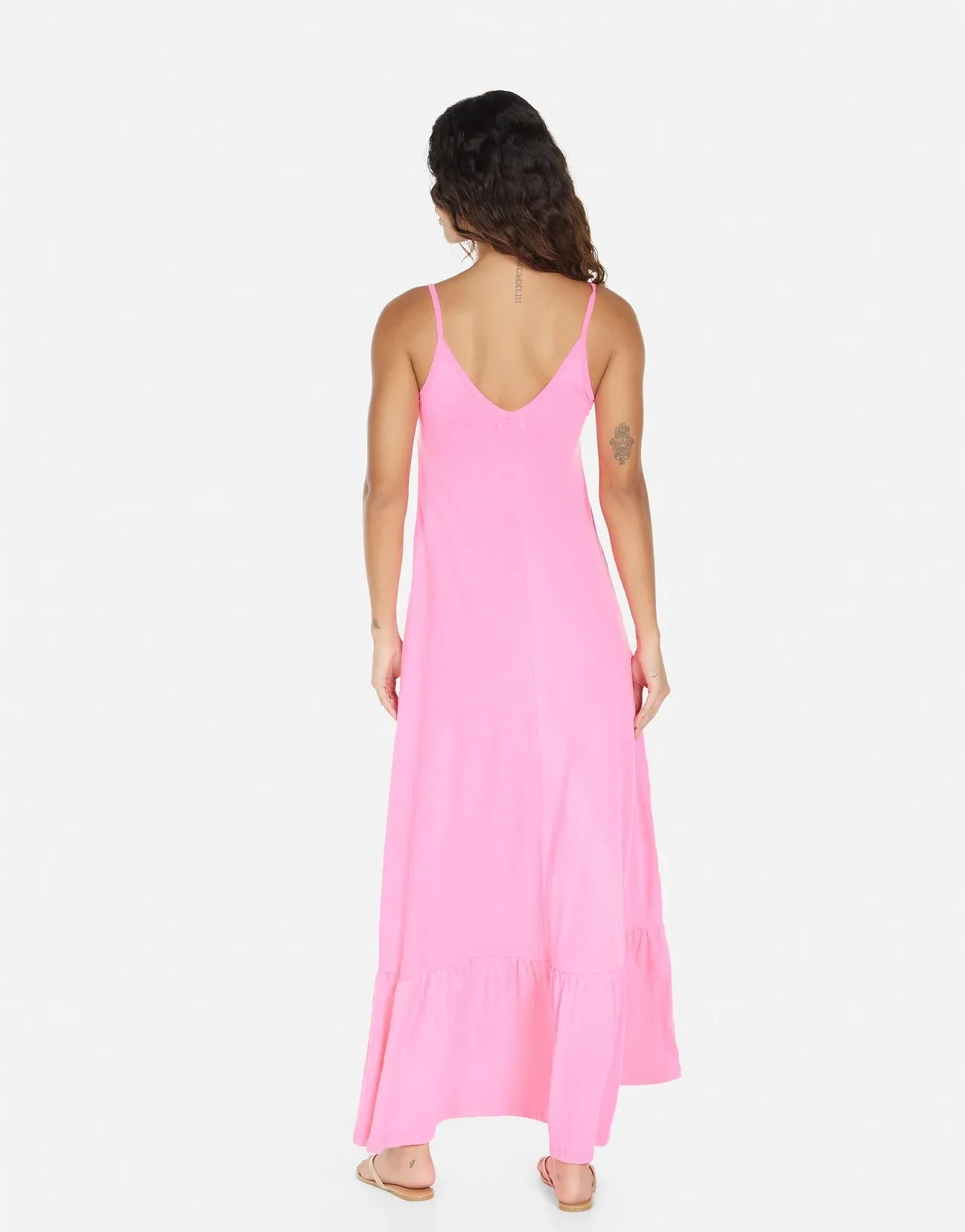 Lauren Moshi Beatrix Crystal Roses Maxi Dress