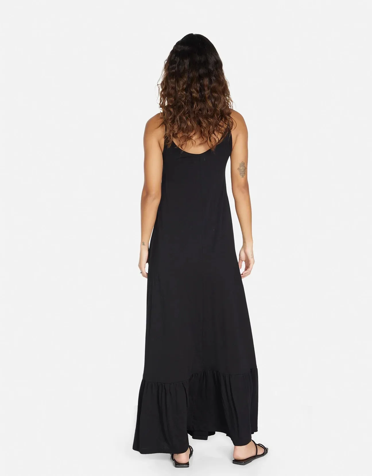 Lauren Moshi Beatrix Crystal Roses Maxi Dress