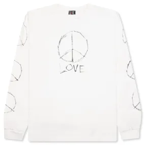 Love L/S Tee - White