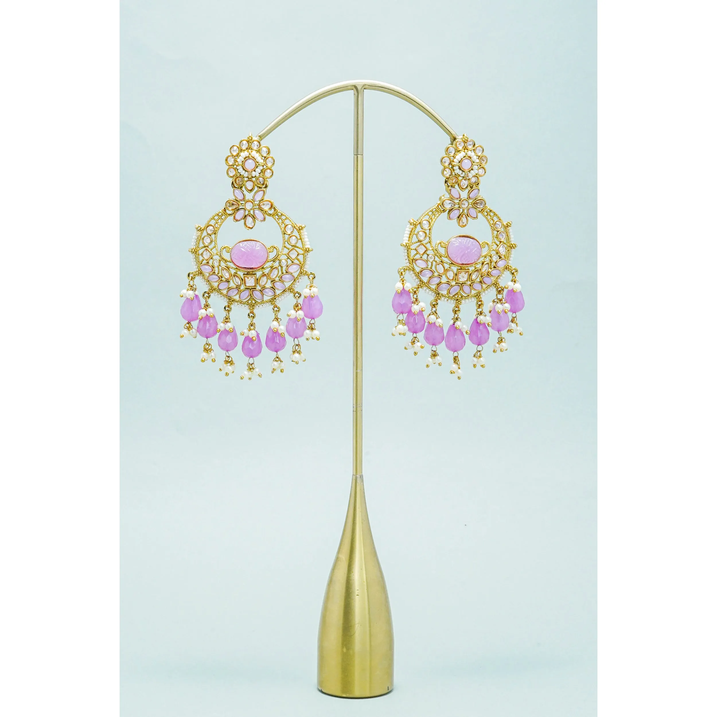 MIRA POLKI EARRINGS