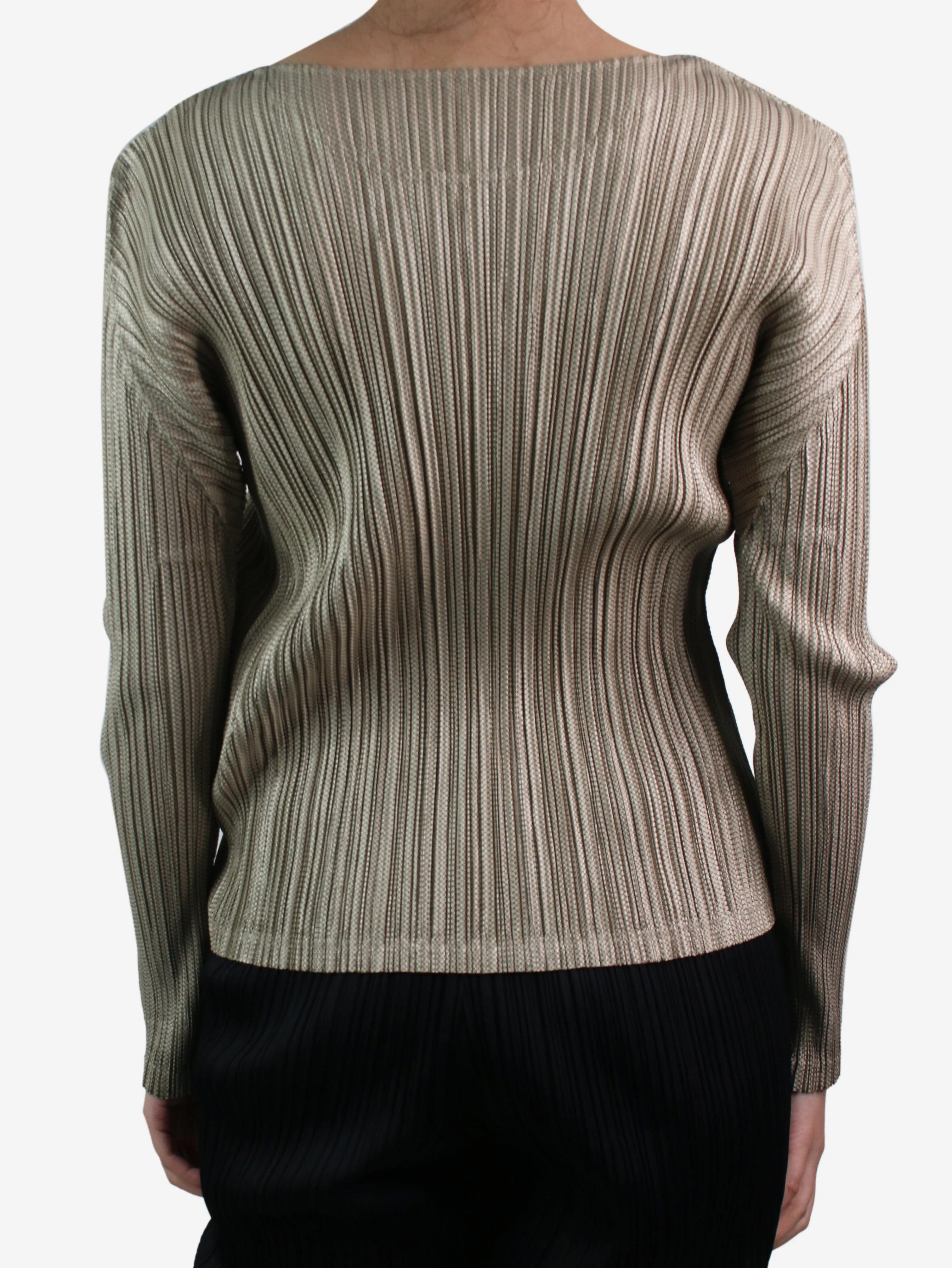 Neutral pleated top - Brand size 3