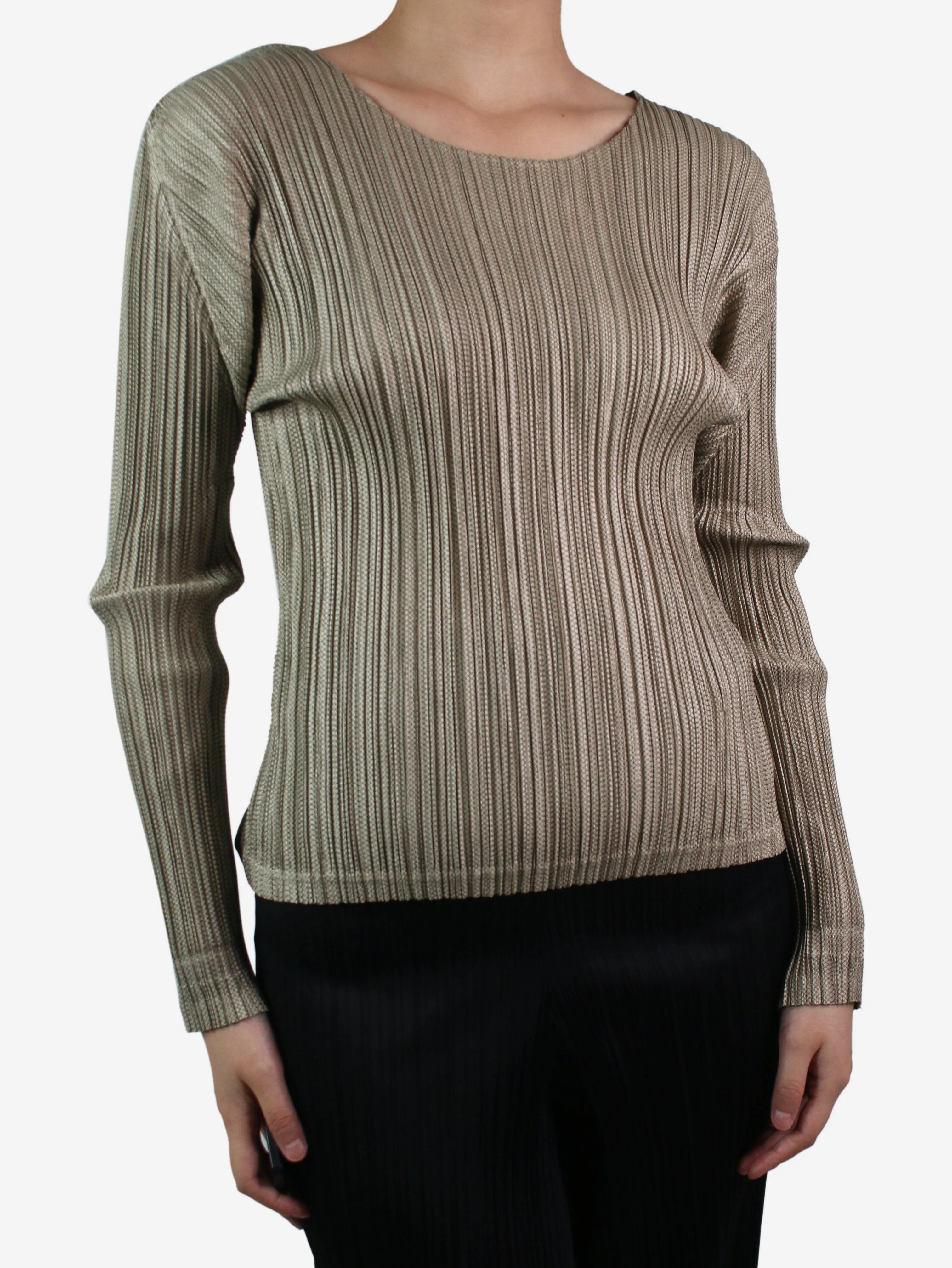 Neutral pleated top - Brand size 3