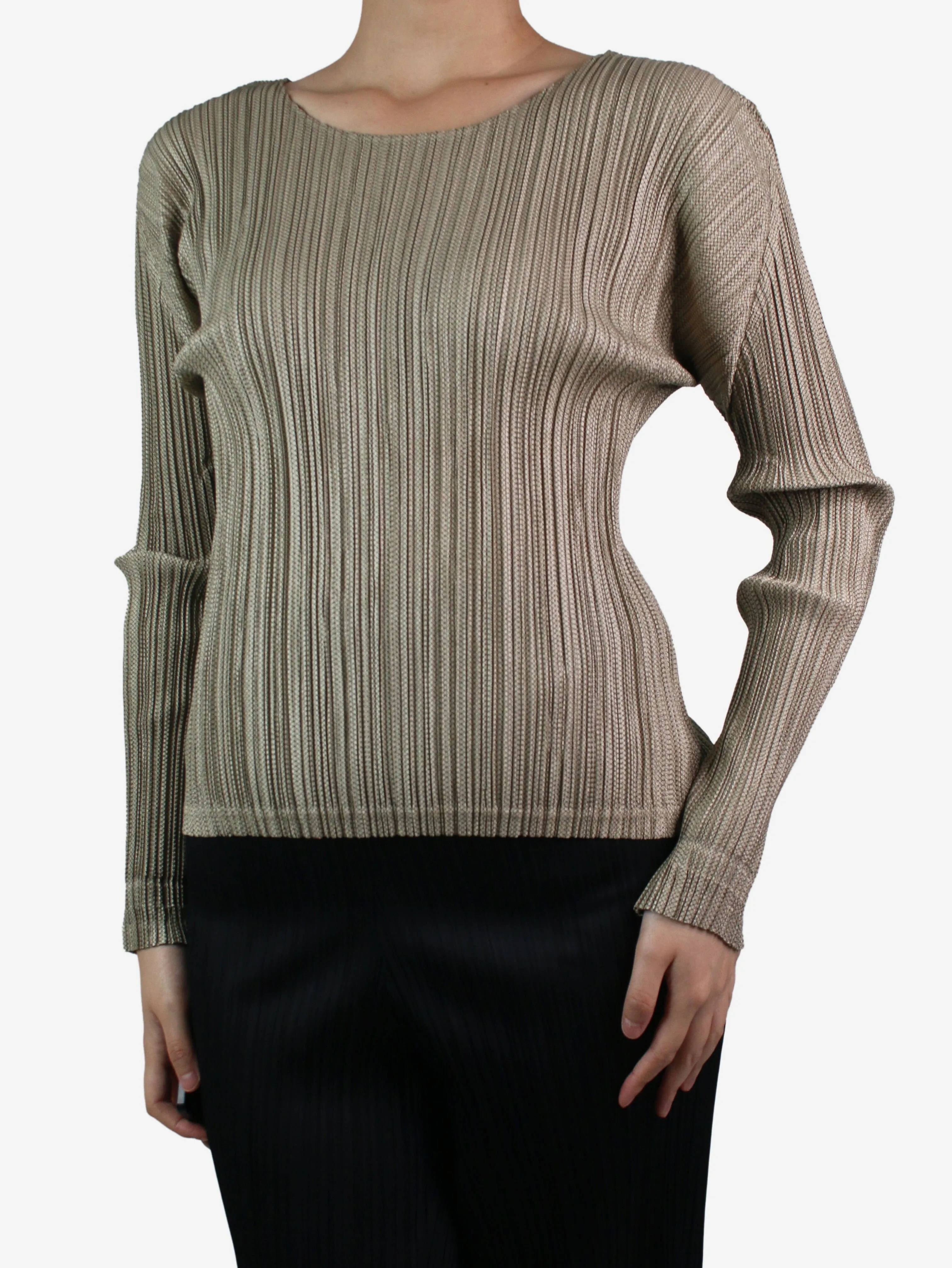 Neutral pleated top - Brand size 3