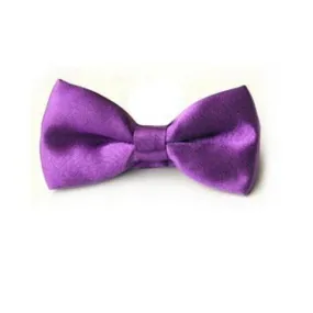 New Kids Wedding Party Maroon & Purple Bow Tie Baby Kids Necktie Bow