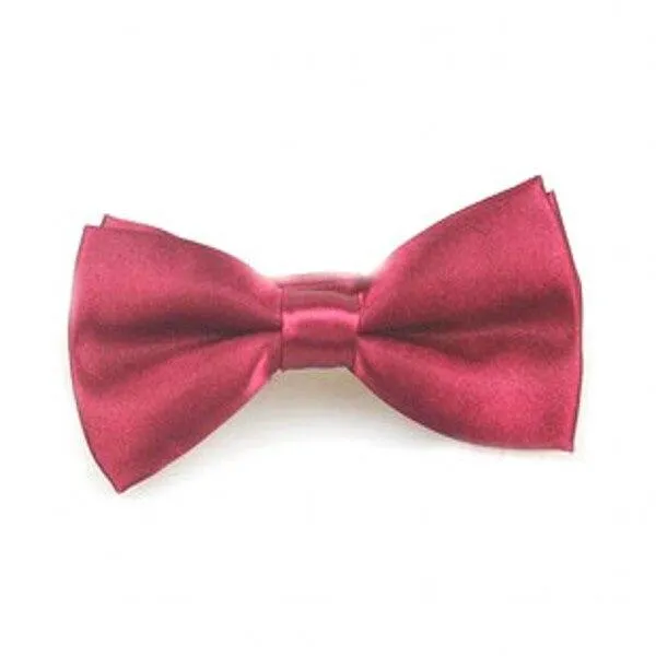 New Kids Wedding Party Maroon & Purple Bow Tie Baby Kids Necktie Bow