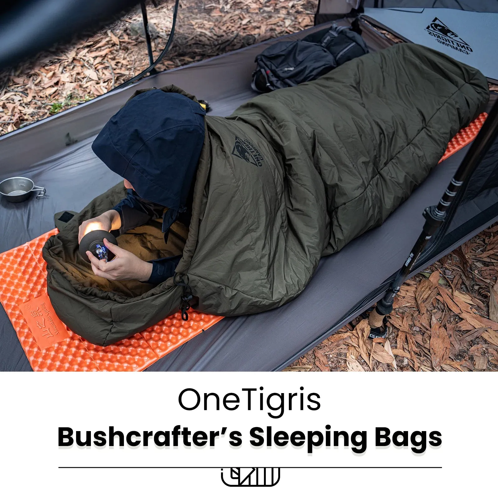 OneTigris 3-season 1-person Outdoor Mummy Sleeping Bag