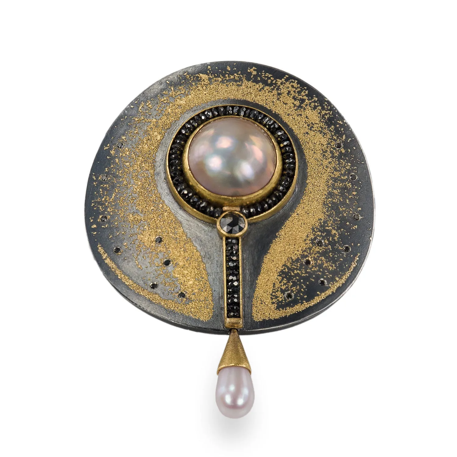 Pearl & Diamond Pendant/Brooch