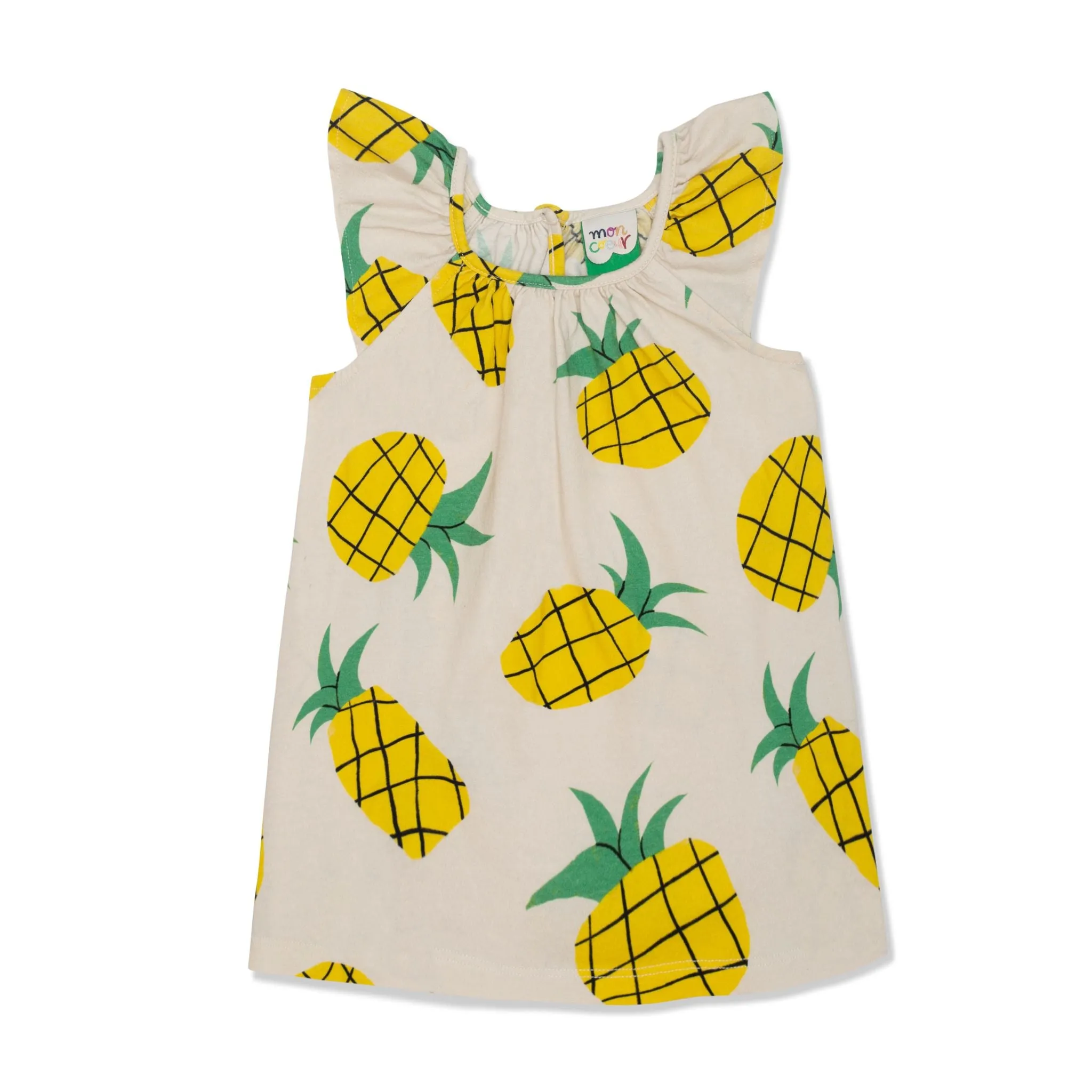 Recycled Cotton Pineapple Harvest Baby Summer Dress