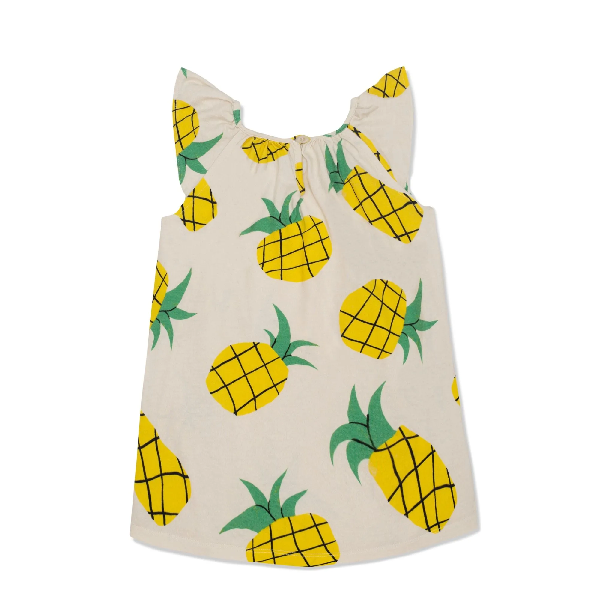 Recycled Cotton Pineapple Harvest Baby Summer Dress