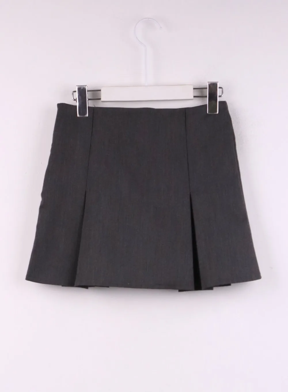 Ribbon Pleated Mini Skirt CJ429