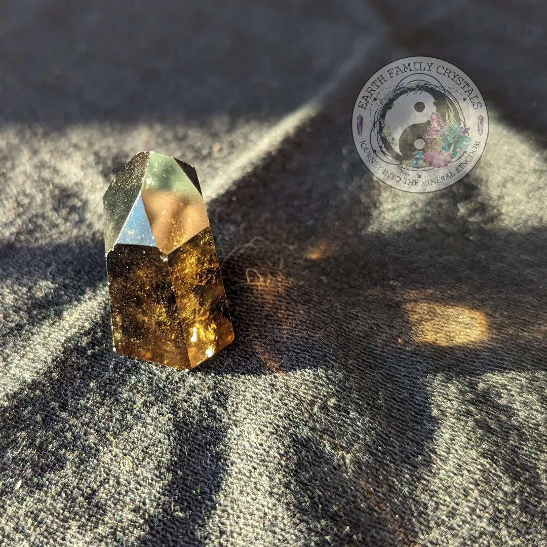 Smoky Quartz Mini Polished Point ~ Protective and Grounding Display Point ~