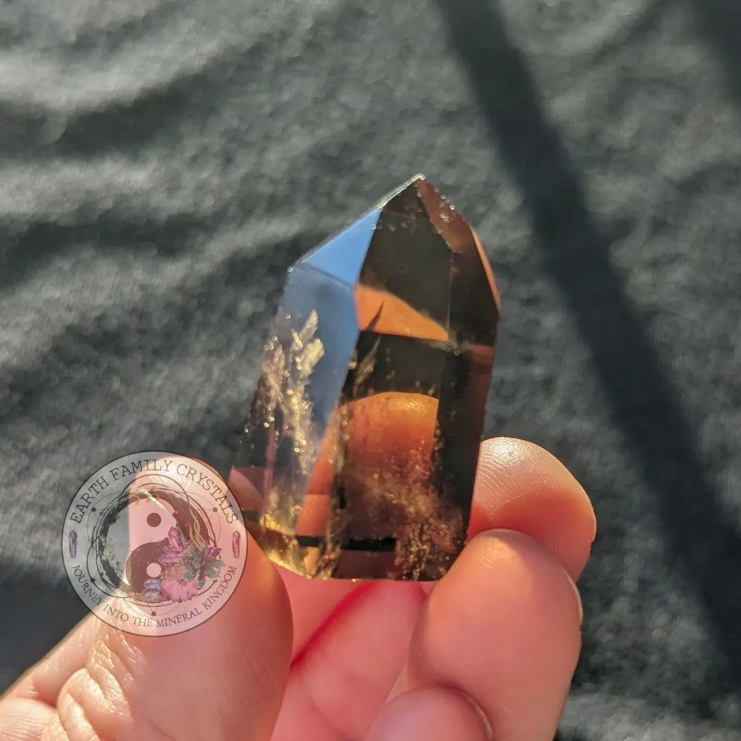 Smoky Quartz Mini Polished Point ~ Protective and Grounding Display Point ~