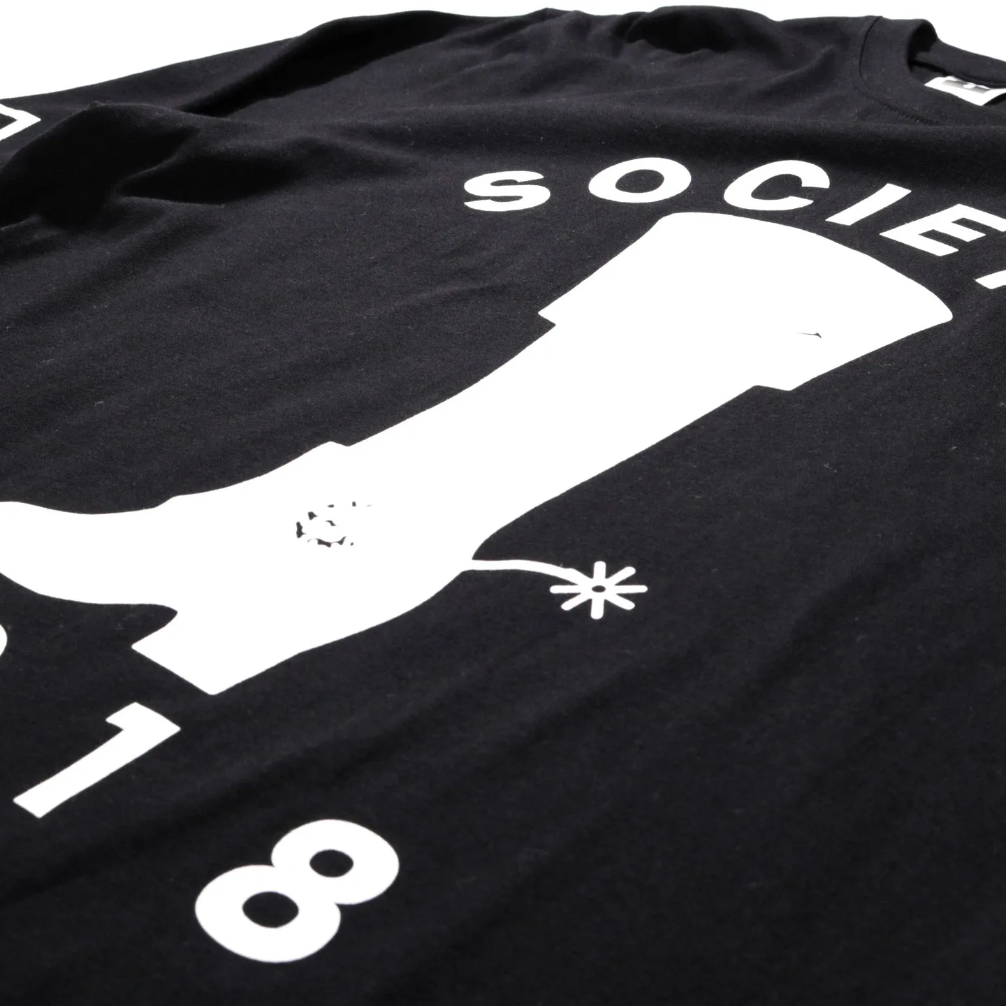 SOCIETY BOOTS LS TEE BLACK