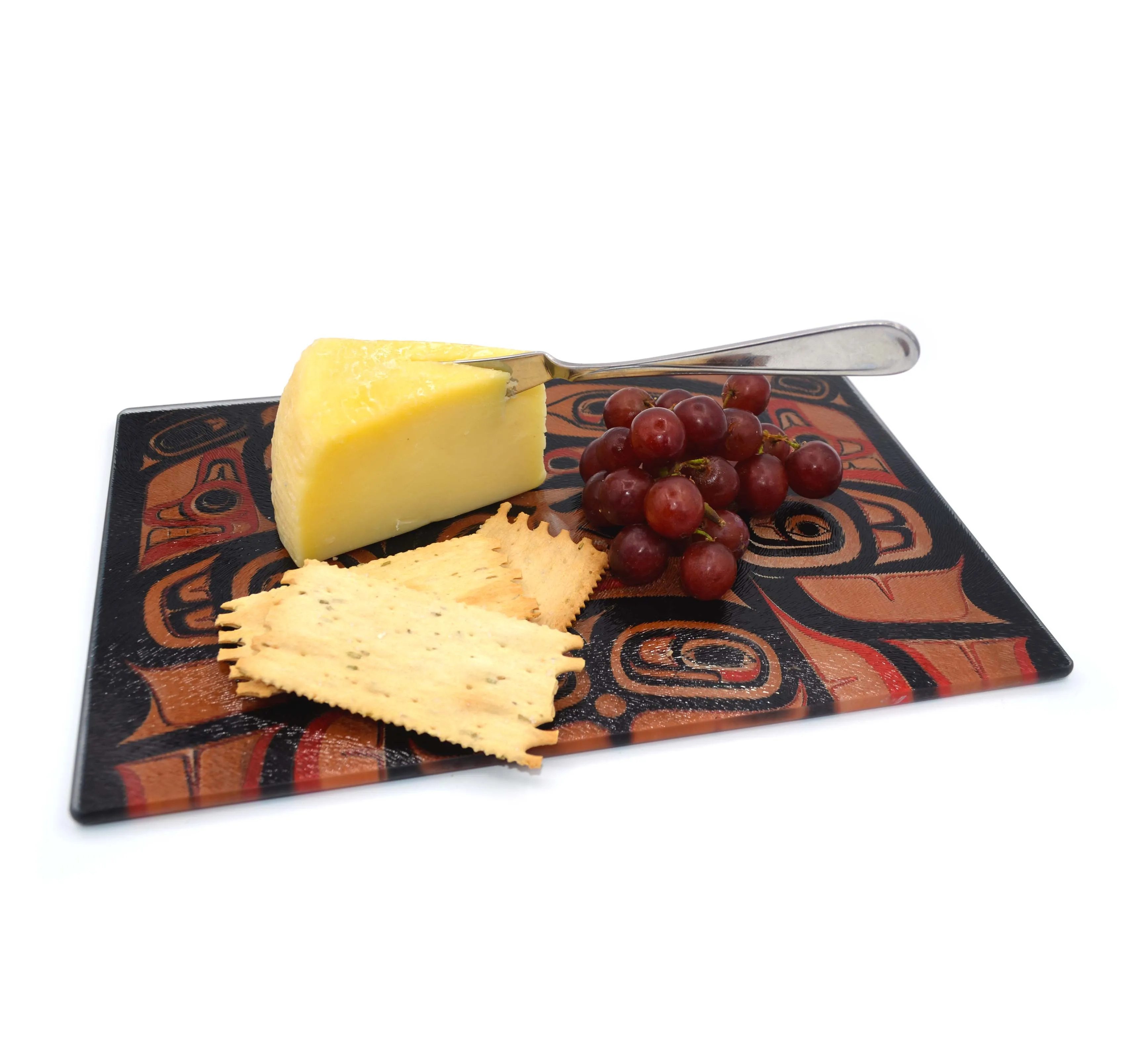 Spirit Face Glass Cutting Board