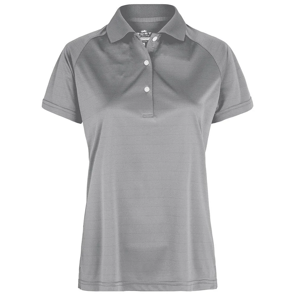 Sporte Leisure Ladies Mode Self Stripe Polo