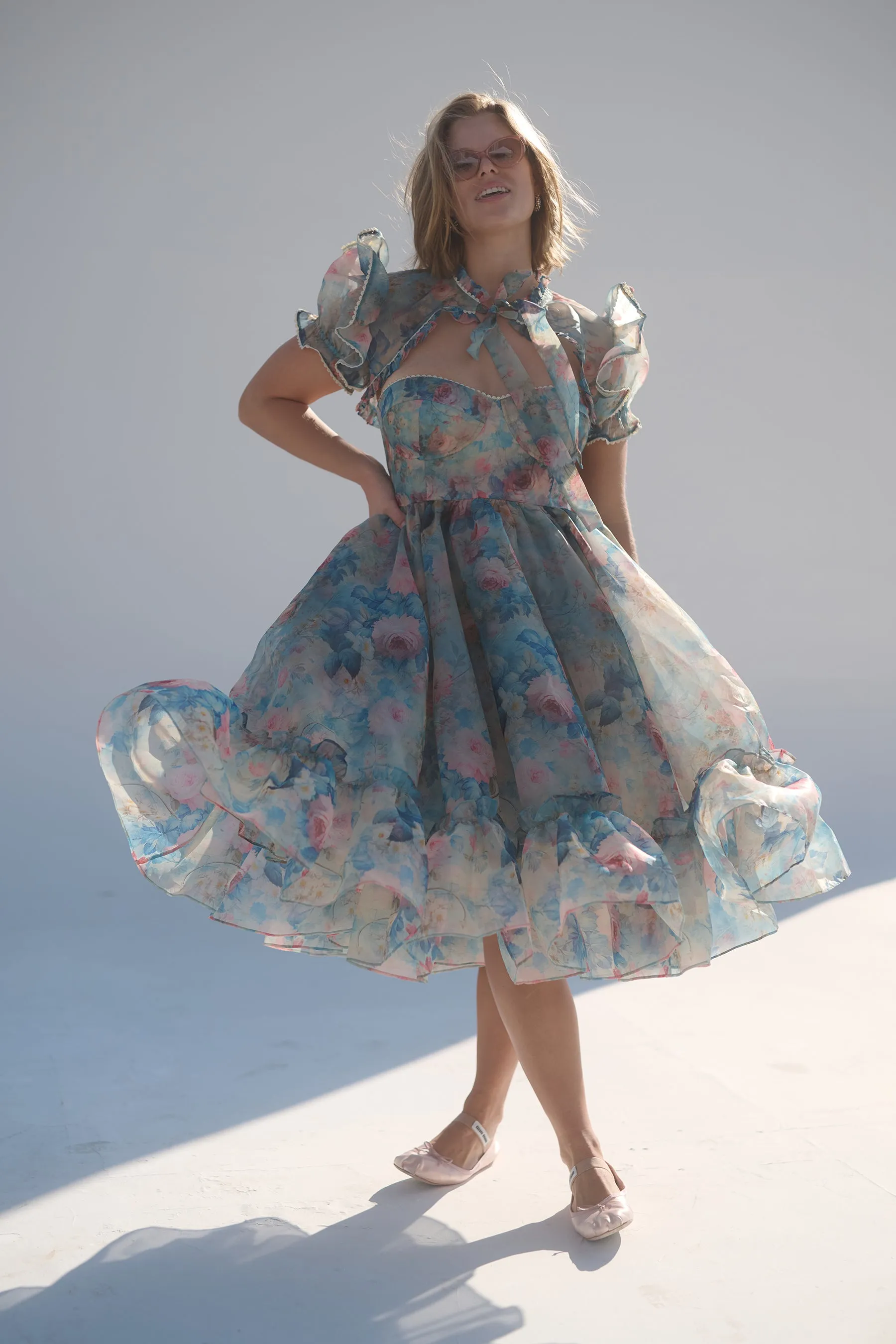 The Chateau Paper Lovebird Dress