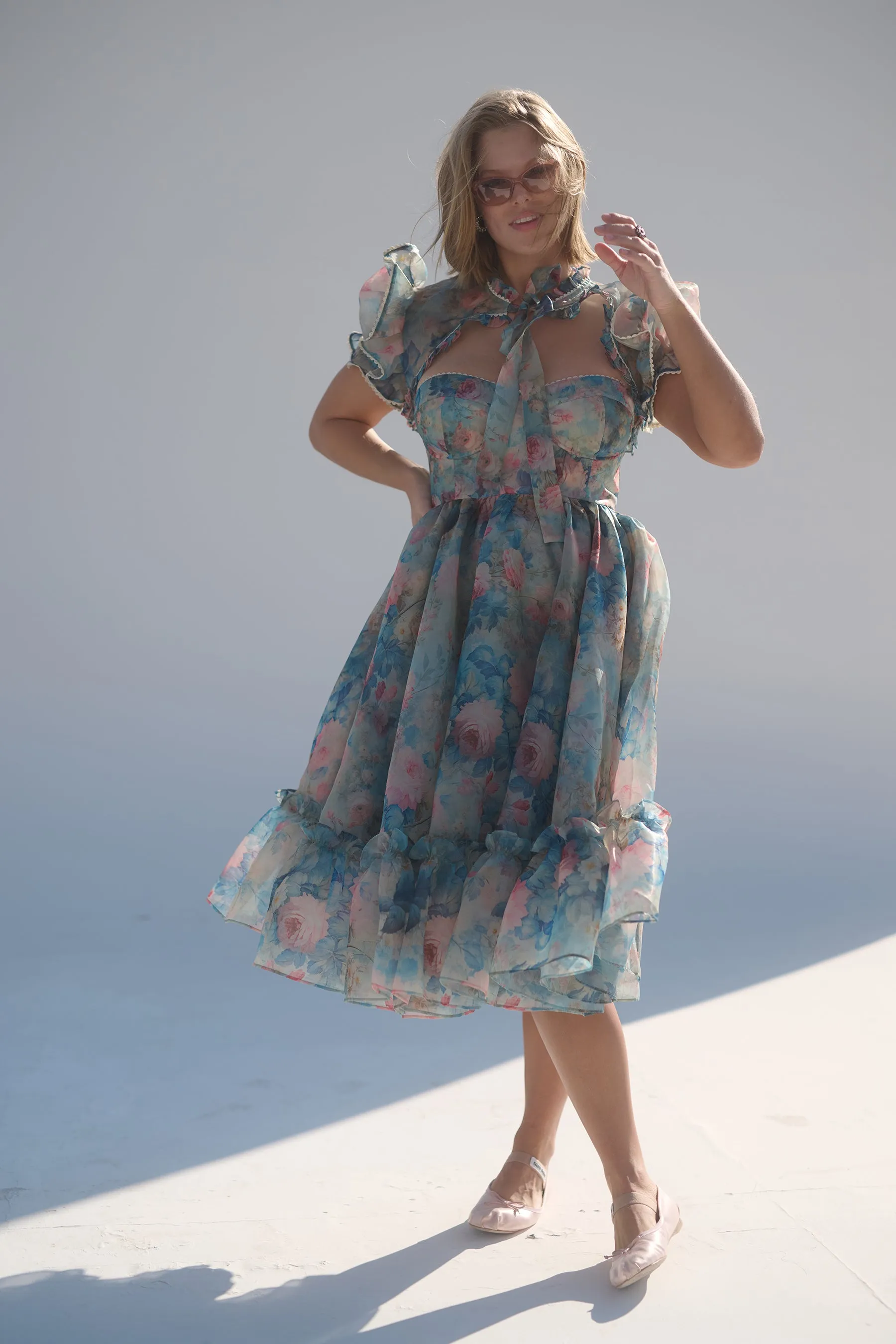 The Chateau Paper Lovebird Dress