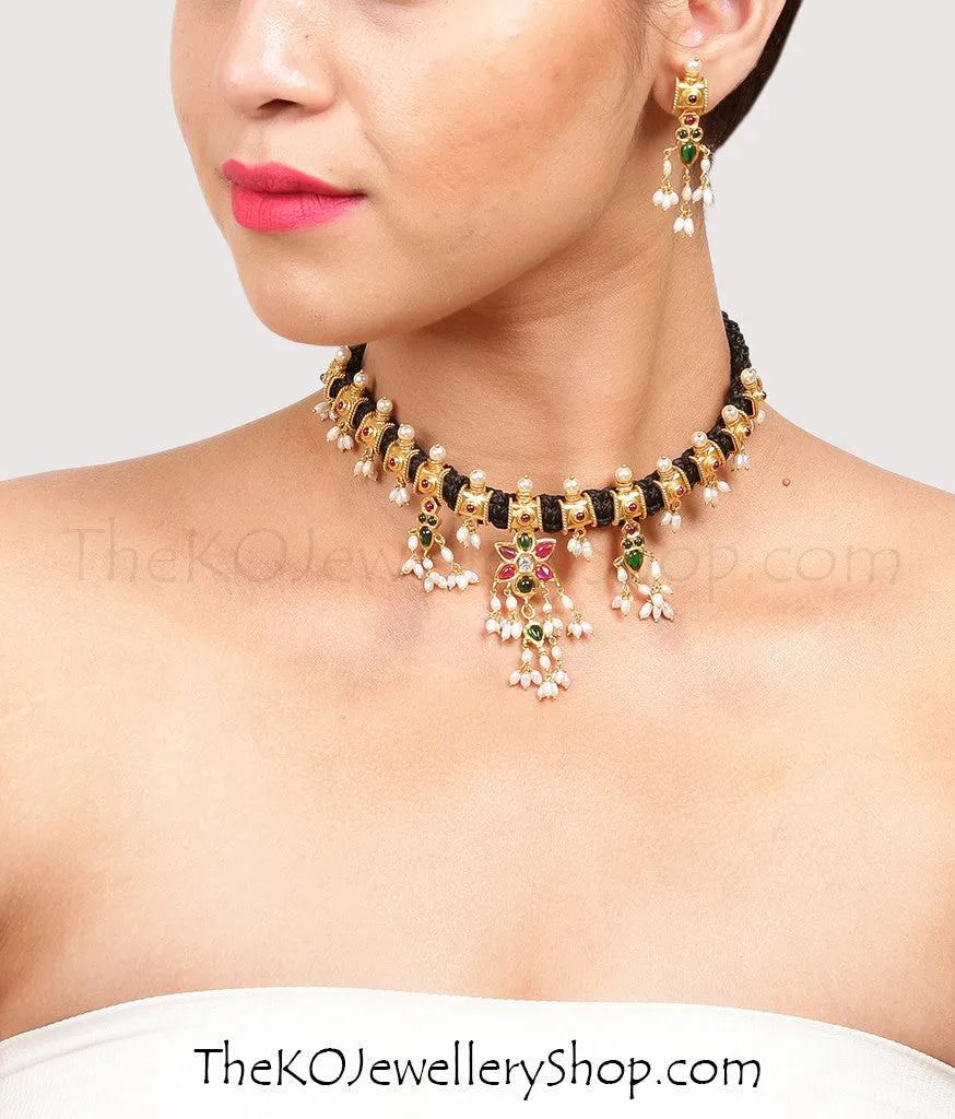 The Chinna Gutta Pusalu Necklace Set