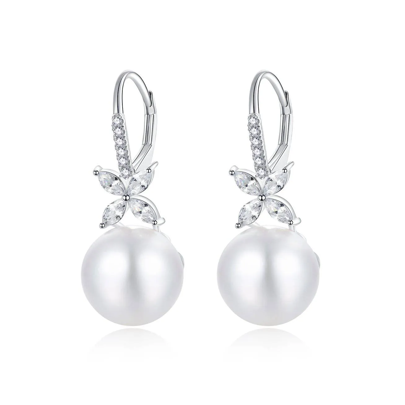 Top Grade Edison Pearl 18k solid gold Earrings KE00004 | EVERLEAF