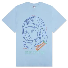 Track S/S Tee - Cashmere Blue