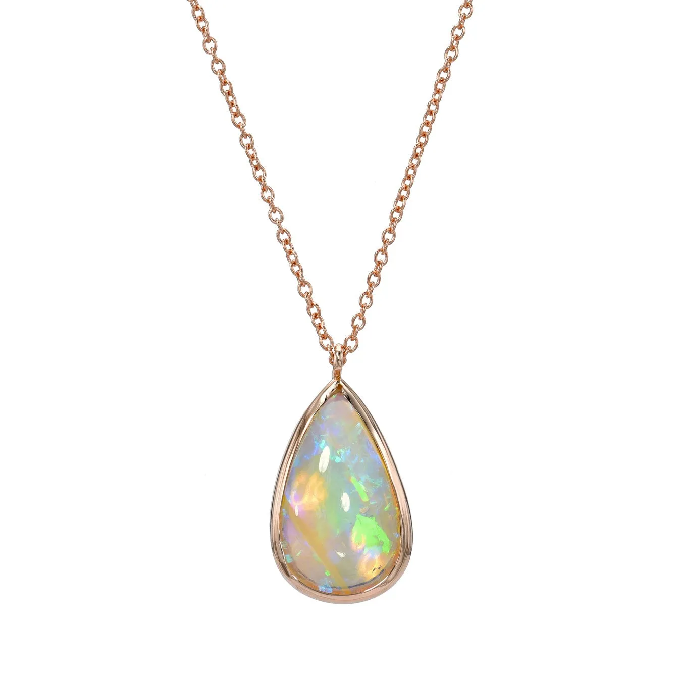 Unicorn Tear Australian Opal Necklace No. 19