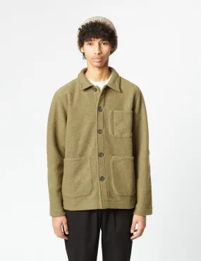 Universal Works Field Jacket (Wool) - Lovat Green