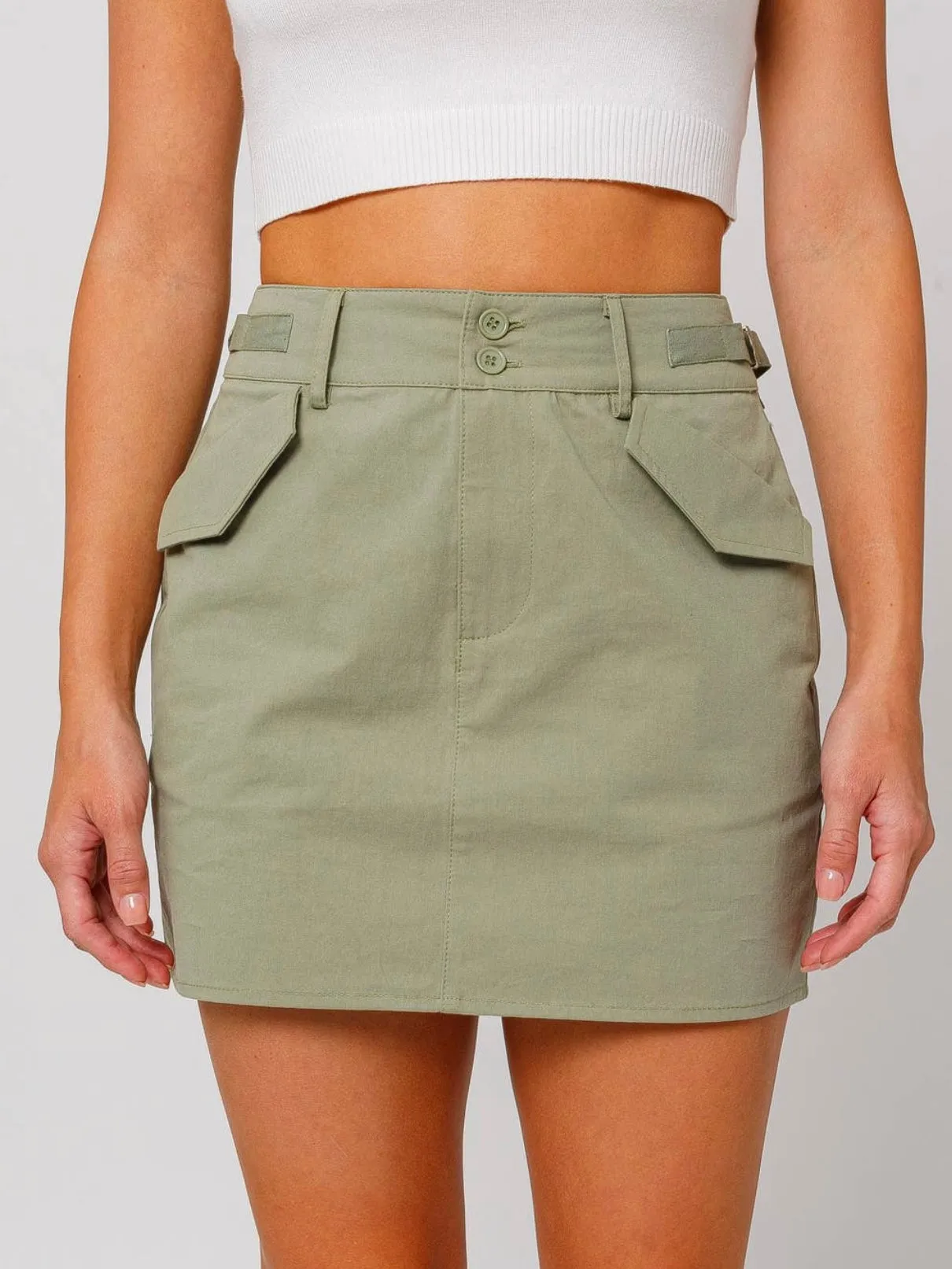 Utility Mini Skirt