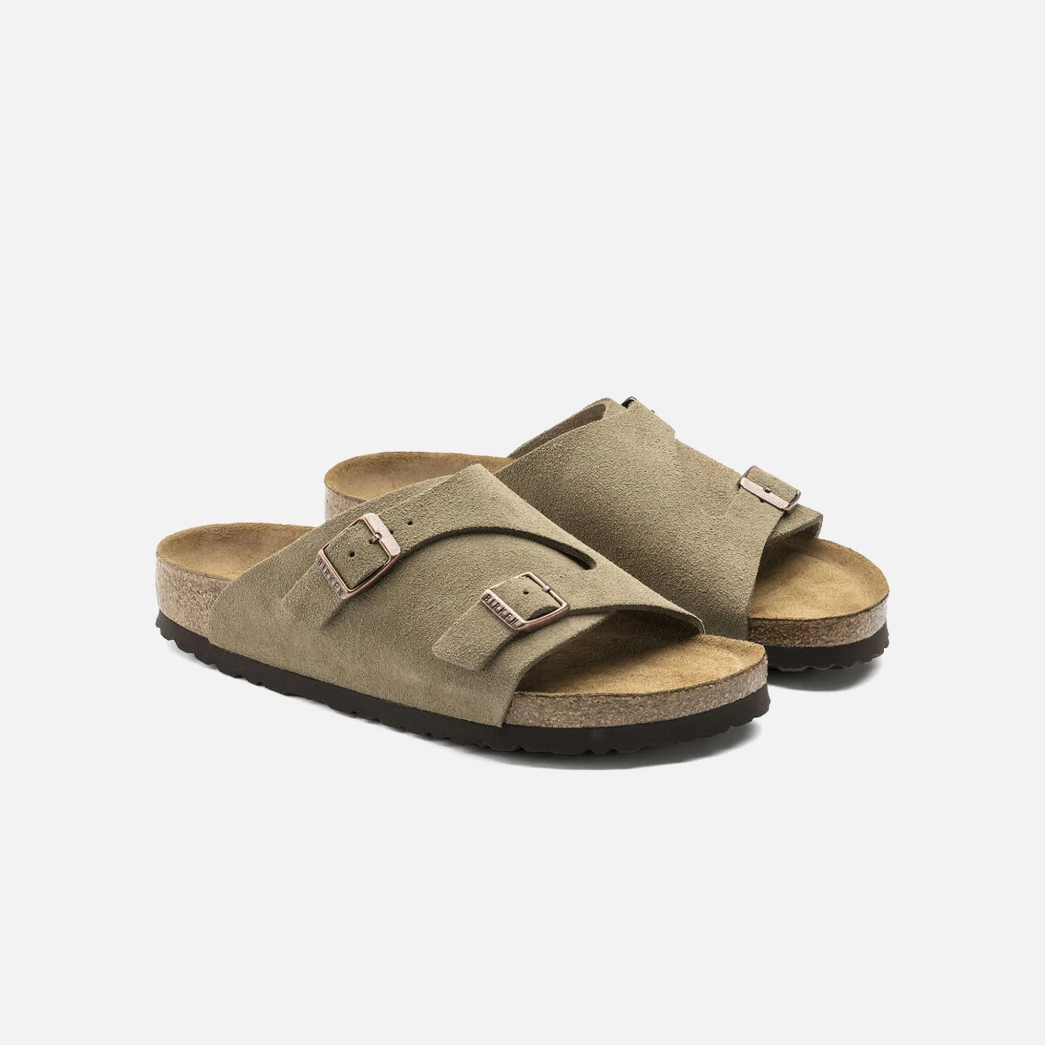 Zürich Soft Footbed - Taupe Suede