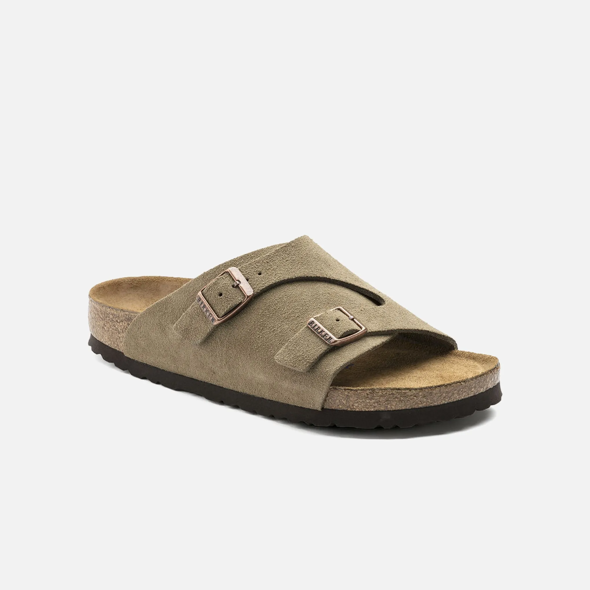 Zürich Soft Footbed - Taupe Suede