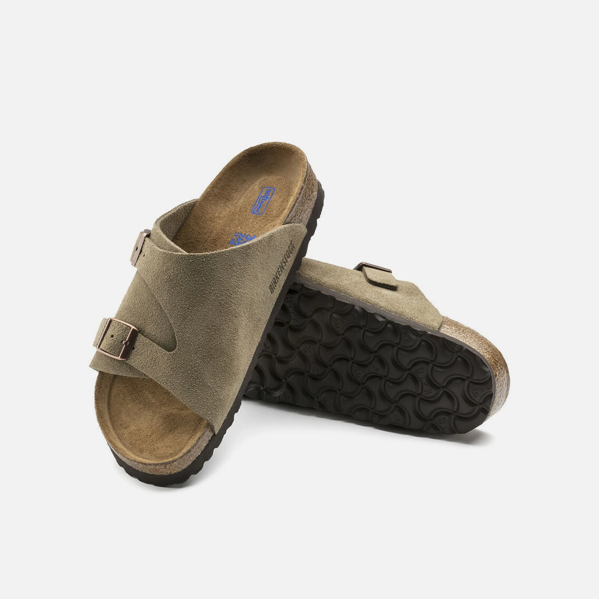 Zürich Soft Footbed - Taupe Suede