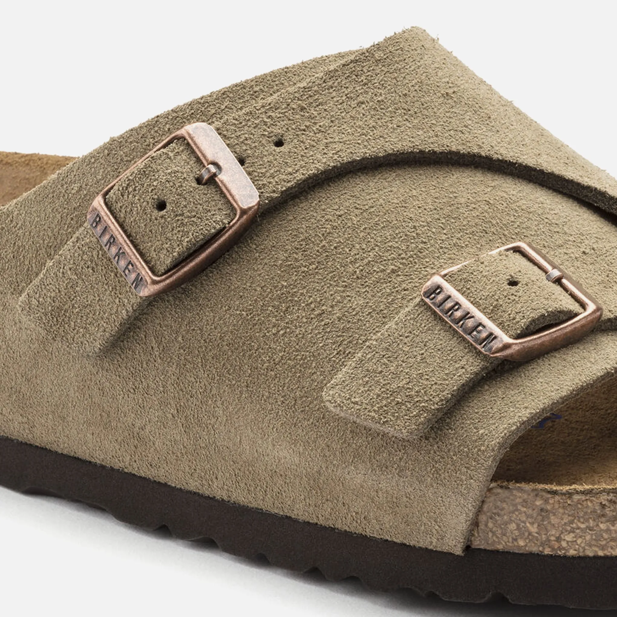 Zürich Soft Footbed - Taupe Suede